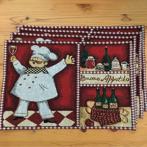 “Buono Appetito” placemats, set of 4 - Picture 10 of 10